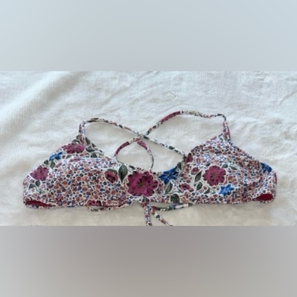 O'NEILL BOQUETTE BRALETTE TOP SWIM  MEDIUM  VANILLA